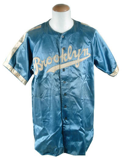 Baby Blue Brooklyn Dodgers Satin